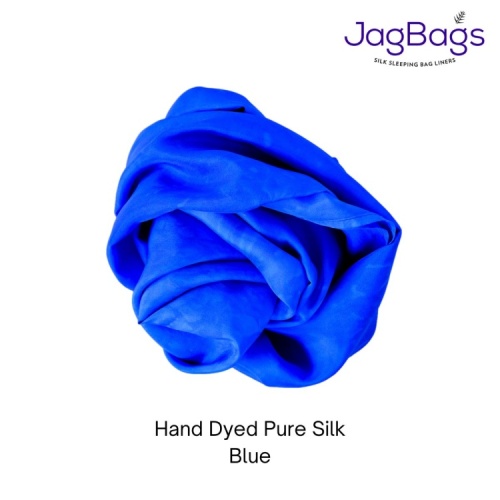 JagBag Long Silk Scarf - Blue